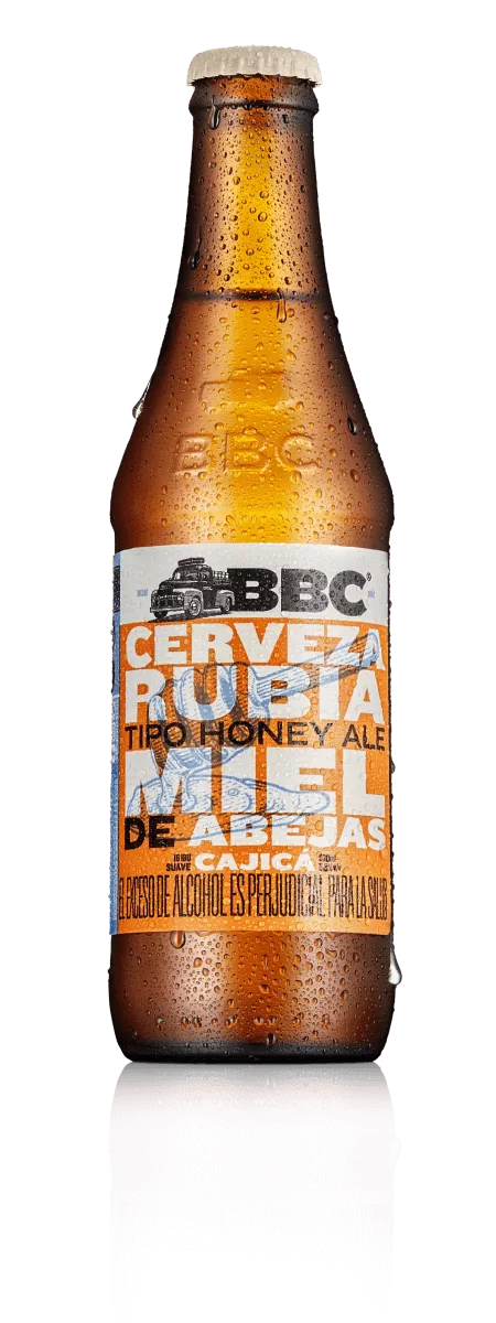 Botella de Cajicá Rubia; imagen de referencia de la variedad.