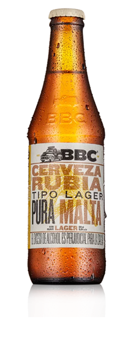 Botella de Lager.