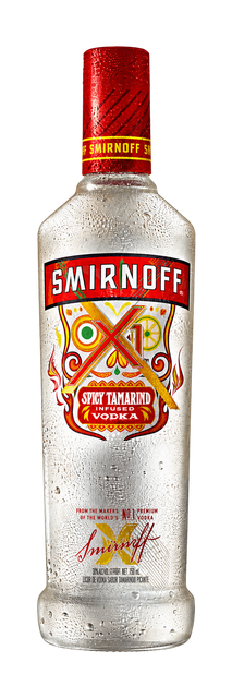 Botella de Smirnoff Tamarindo.